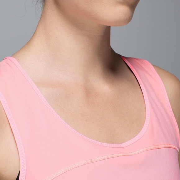 Lululemon Pink Split Singlet - Picture 7 of 8